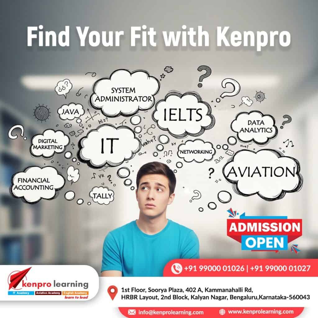 Kenpro Training Institute Bangalore Kenpro training institute in Bangalore IT IELTS Aviation courses admission open